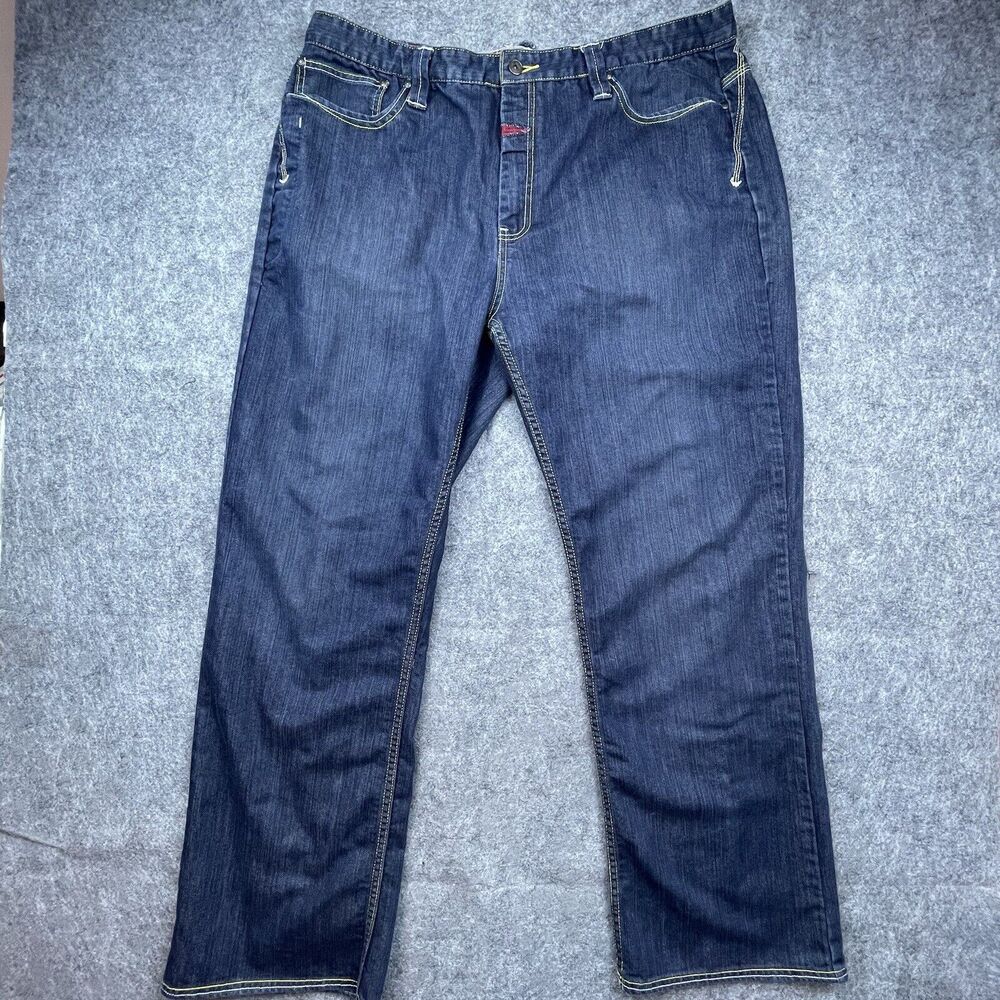 Marithe Francois Girbaud Jeans Mens 42M Straight Designer Dark Streetwear Baggy‎